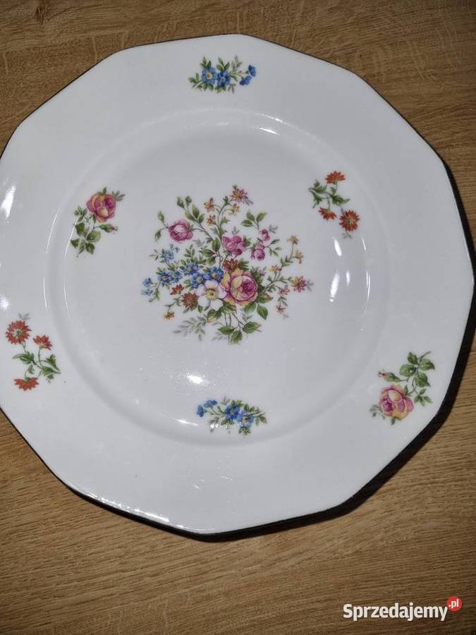 Talerze Płaskie Porcelana francuska Limoges