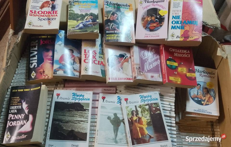 Ksiazki Harlequin duzy zestaw