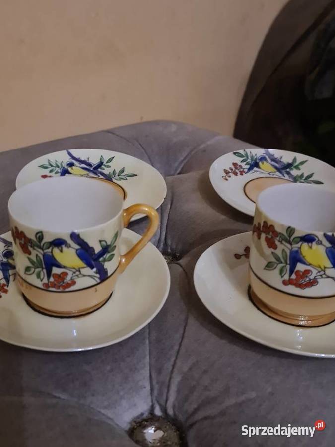 Porcelanowy zestaw filizanek mazowieckie Ostrołęka