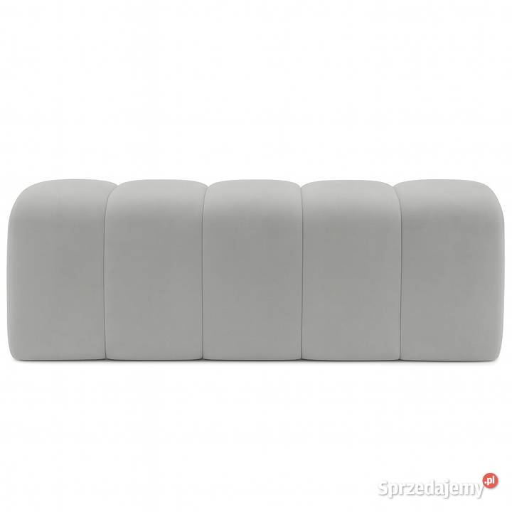 Pufa Tapicerowane Bubble Premium Popielata Edite Warszawa