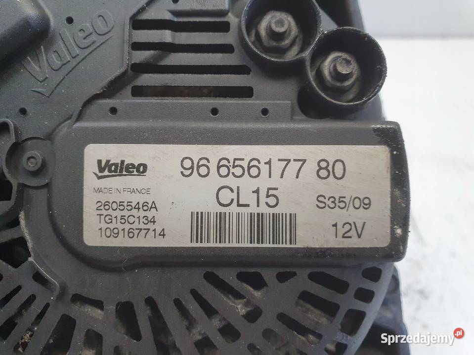 Peugeot Partner II 16 HDI ALTERNATOR 9665617780 osobowe Janów