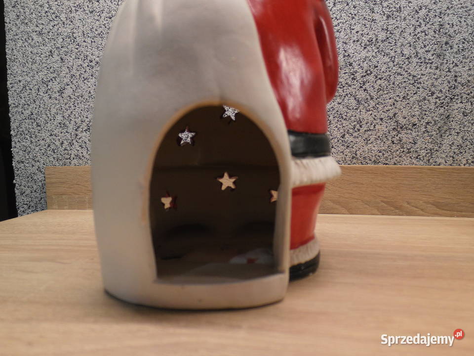 Lampion ceramiczny Mikołaj 25 Porcelana i szkło Raszków
