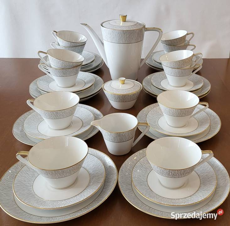 Tettau Bawaria wzór Ria 1347 serwis 12 osób Porcelana i szkło Szczecin
