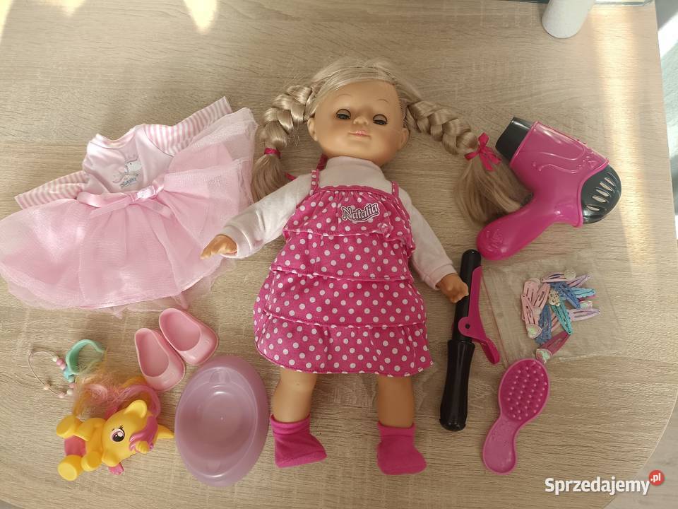 Lalka Natalia plus akcesoria Kwidzyn