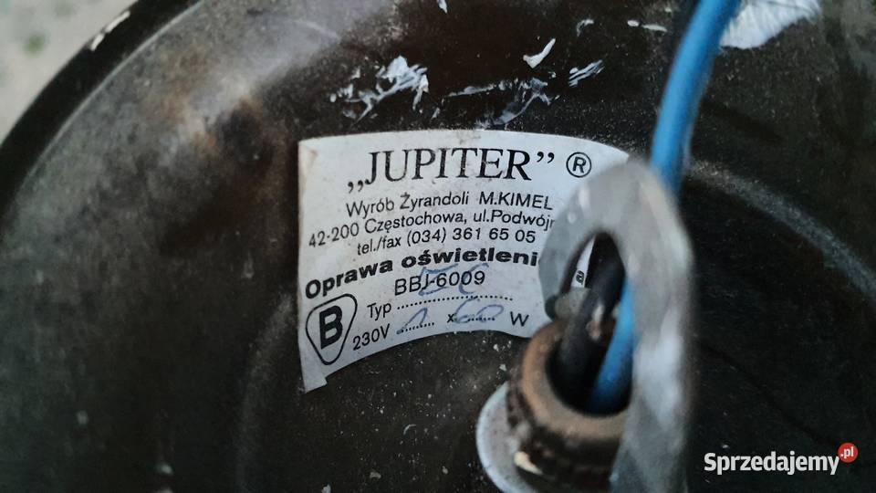 Lampa sufitowa żyrandol Jupiter Lampy wiszące lubelskie sprzedam