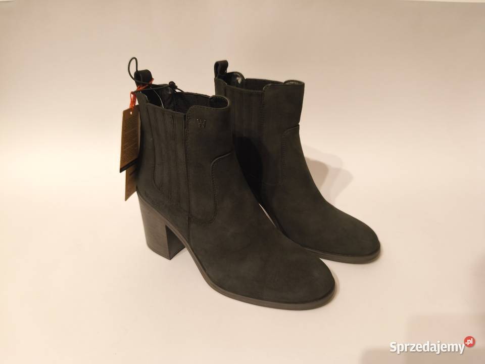 Nowe stylowe botki Wrangler na obcasie Nadarzyn