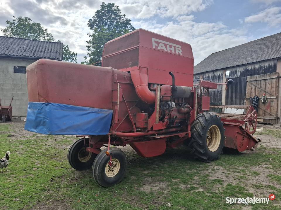 Kombajn Fahr M66 lubelskie Cyców