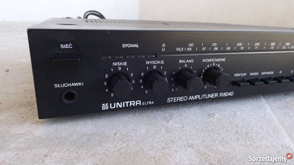 Amplituner UNITRA R8040 Amplitunery warmińsko-mazurskie Grodziczno