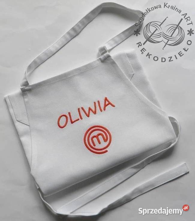 Fartuch kuchenny z HAFTEM prezent DZIEŃ KOBIET Akcesoria kuchenne Toruń