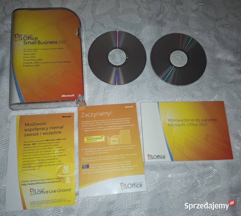 Microsoft Office 2007 Small Business BOX Stan 2007r. Komputery i Akcesoria
