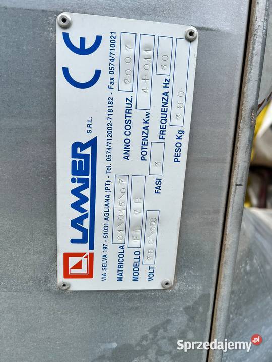 Instalacja odciągowa Lamier FL 7B 4kw Juszczyn