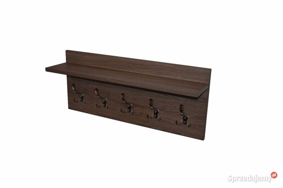 Wieszak z półką 80 cm Dąb Truflowy