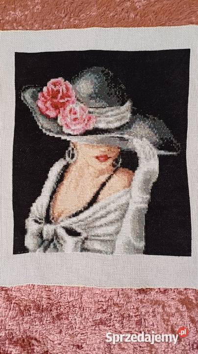 Obraz ręcznie haftowany Lublin