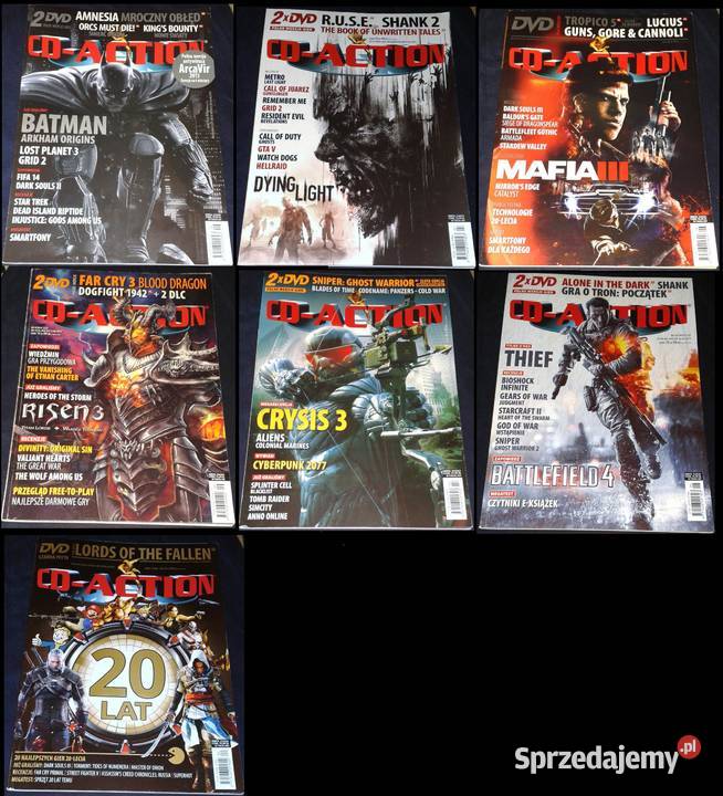 CDAction 7 czasopism 2013 2014 2016 miękka Chełm