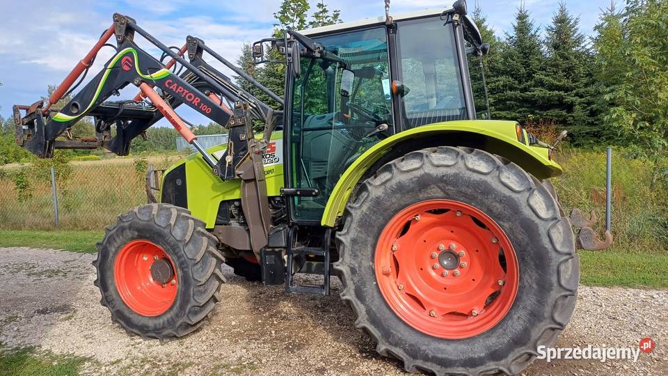 Claas Axos 320 z ładowaczem czołowym Faucheux Siedlce