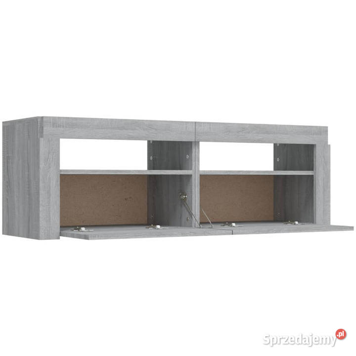 Szafka pod TV z LED szary dąb sonoma 120x35x40 mazowieckie