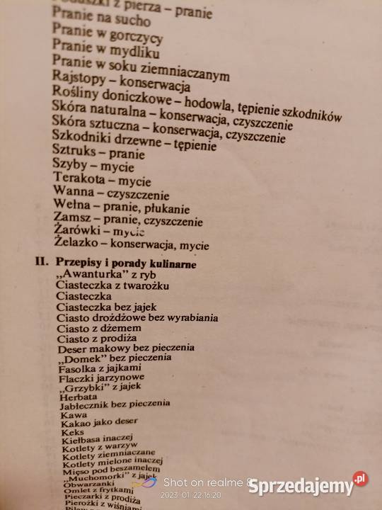 Dom kuchnia i ja Szarota książki Warszawa