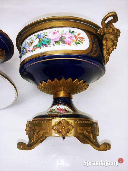 Sevres Amfora Portret Ludwik XVI Unikat 18 wiek Nowa Sól