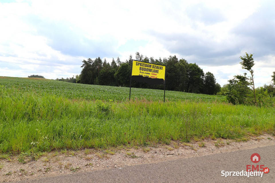 sprzedaży działki 1273m2 Rożyńsk Wielki