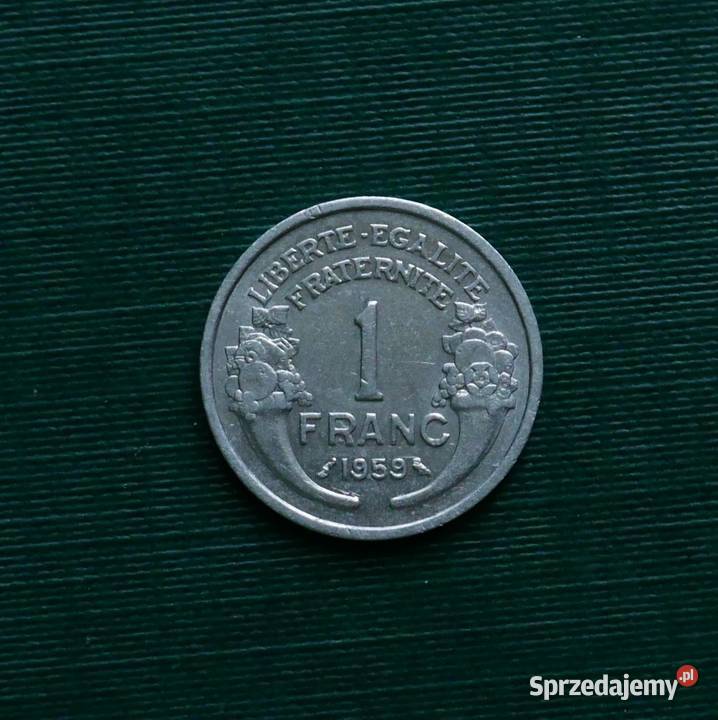 FRANCJA 1 frank 1959r śląskie Gliwice