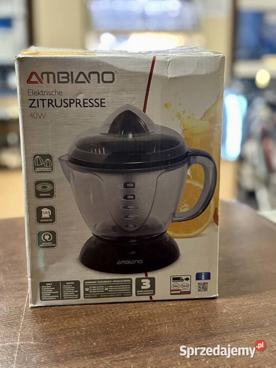 Wyciskarka do cytrusów Ambiano 40W Komplet Elbląg sprzedam