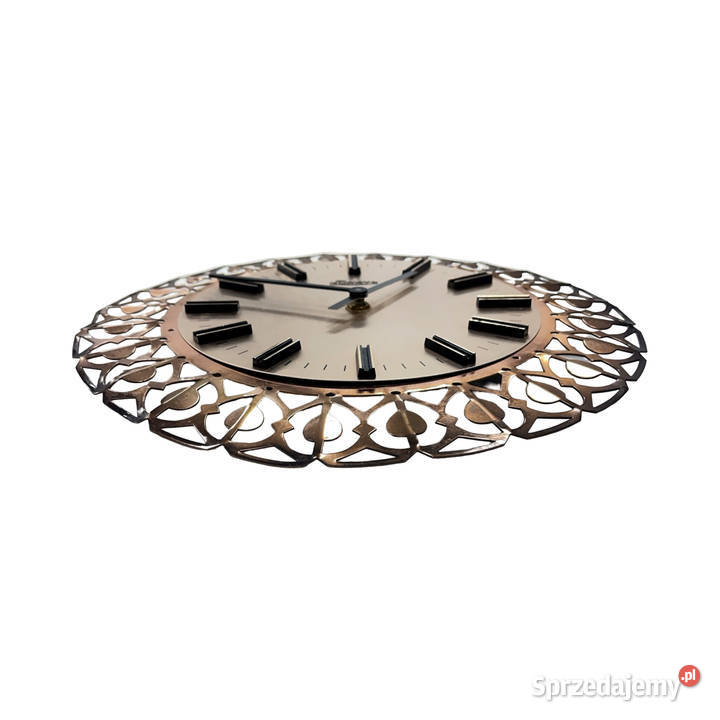 Zegar ścienny Richter mosiądz ażurowy RFN lata ścienny mazowieckie Warszawa sprzedam