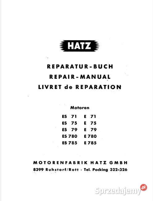 Hatz ES71 ES75 ES79 ES780 ES785 E71 E75 E79 E780 Kielce