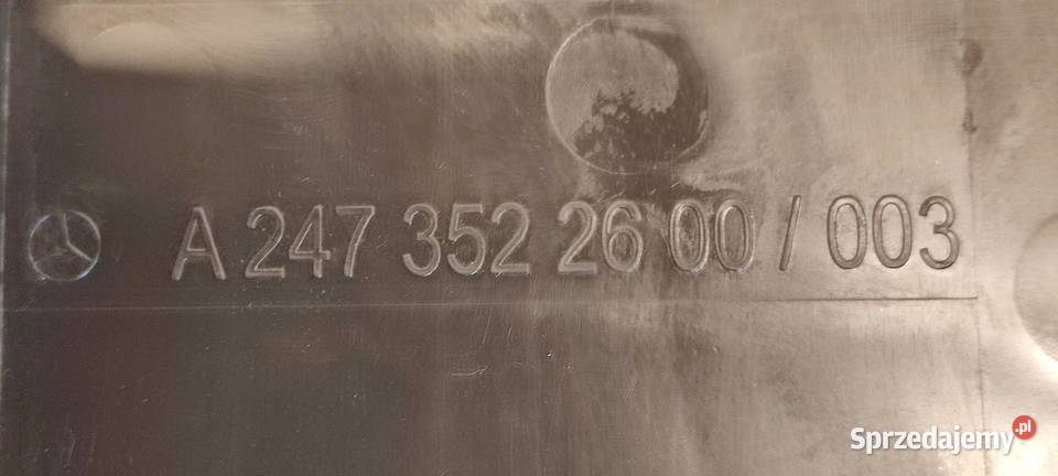 MERCEDES W247 OSŁONA PODWOZIA TYŁ A2473522600