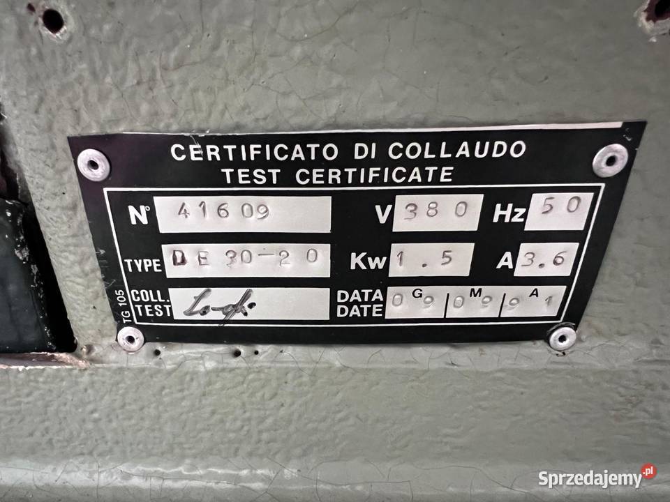 Prasa ramowamontażowa ORMA DE3020 Juszczyn