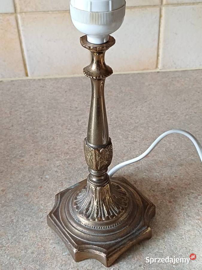 vintage lampki mosiężne Nowy Targ