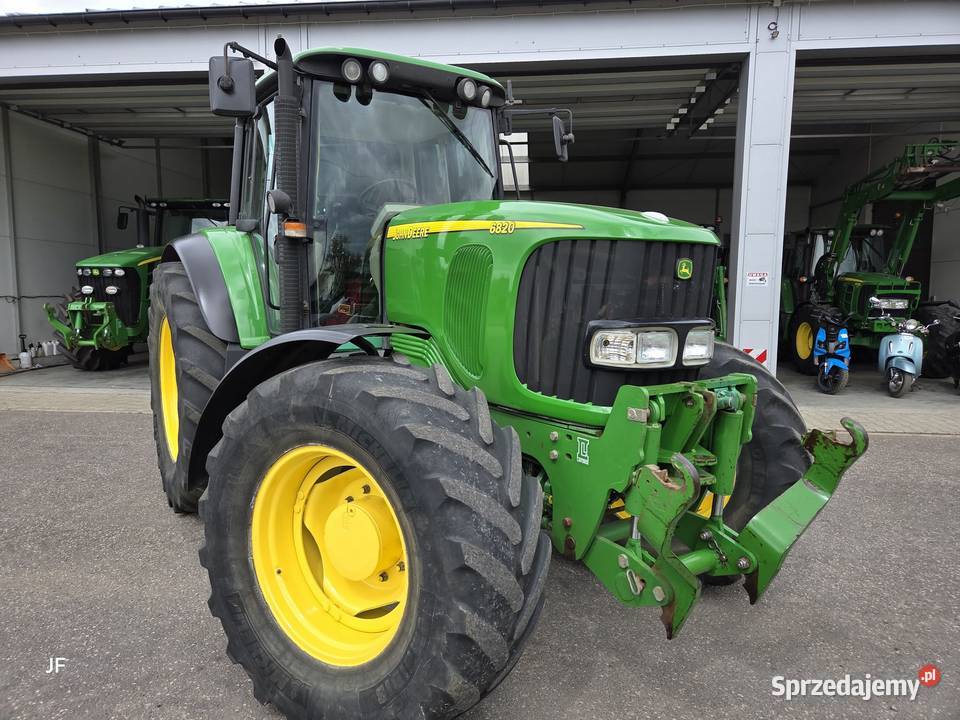 John Deere 6820 140 biegi Pełzające TUZ TLS mazowieckie Gąsewo