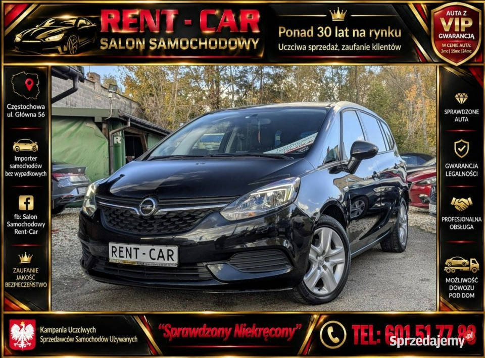 Opel Zafira przyciemniane szyby