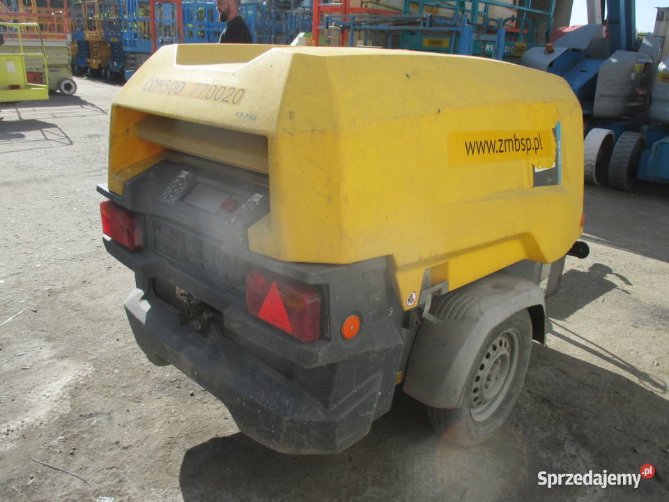 Sprężarka śrubowa przewoźna Atlas Copco XAS88 KD Pleszew