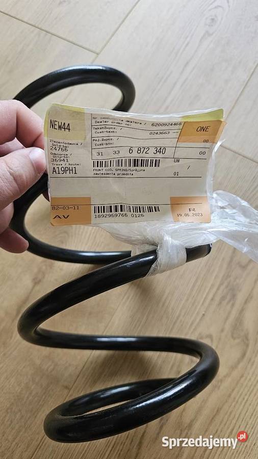 31336872340 Sprężyna zawieszenia przednia bmw osobowe Mińsk Mazowiecki