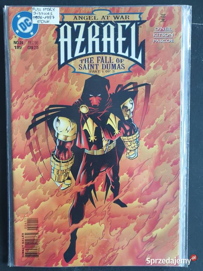 Azrael The Fall Of Saint Dumas zestaw 3 komiksów Gdynia