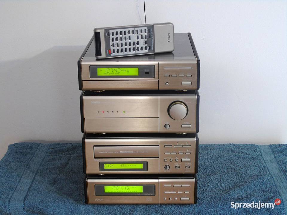 Wieża Denon pilot Wzmacniacz Radio CD Mag AUX Jasło