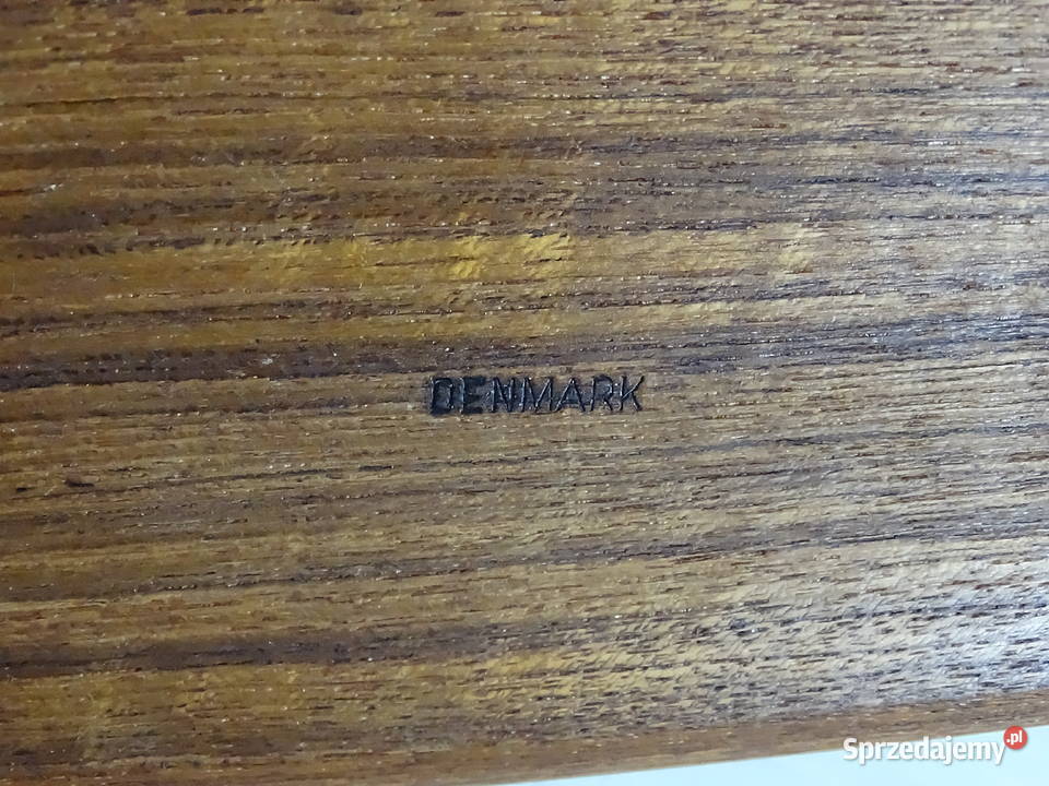 Teakowy Stojak na Fajki Vintage DENMARK Numizmatyka Biłgoraj