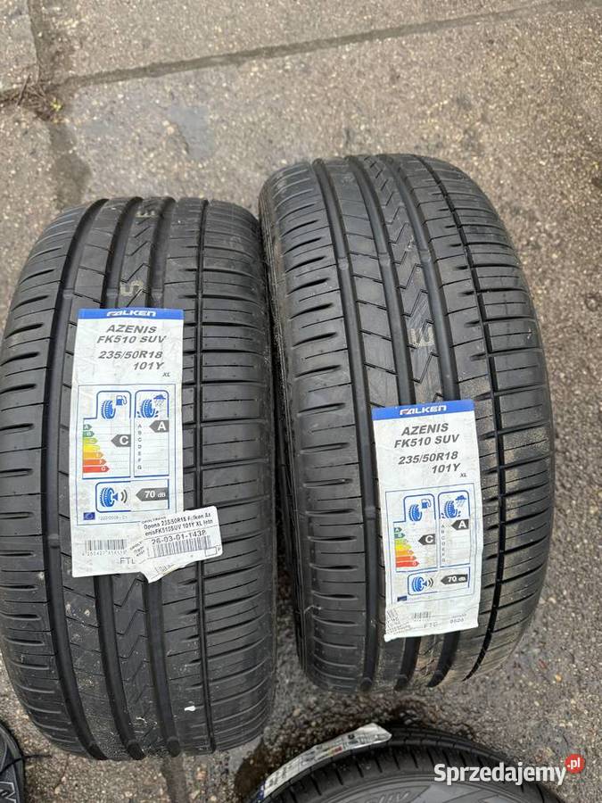 Komplet nowych opon letnich Falken 2355018 101Y 235 Słupsk sprzedam
