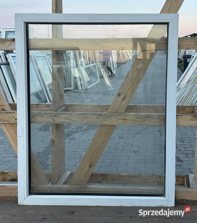OKNA KacprzaK Witryna 99X128 FIX Używany PCV Lublin