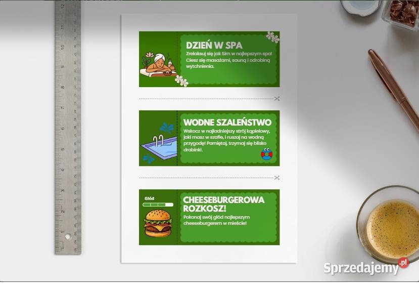 Kupony inspirowane The sims Kalisz