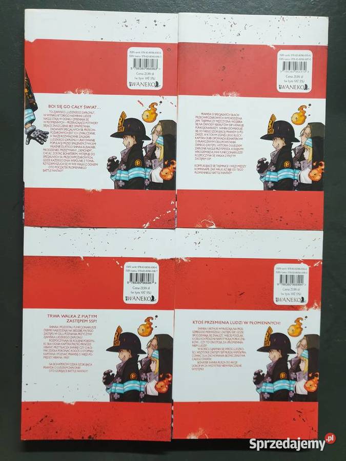 Fire Force zestaw 10 tomów Manga Gdynia