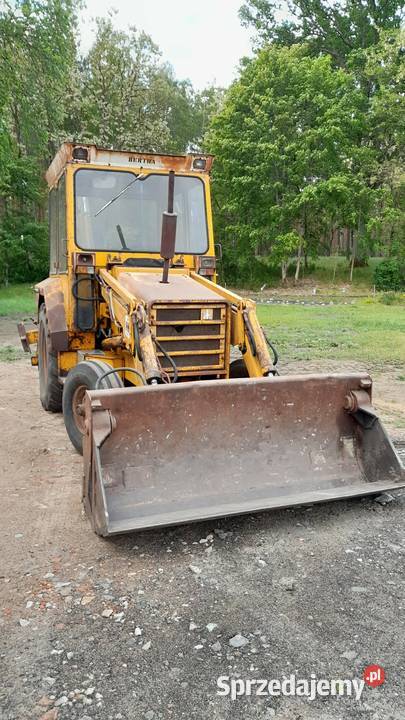 koparko ładowarka case IH krokodyl silnik uszkodzony Grotów