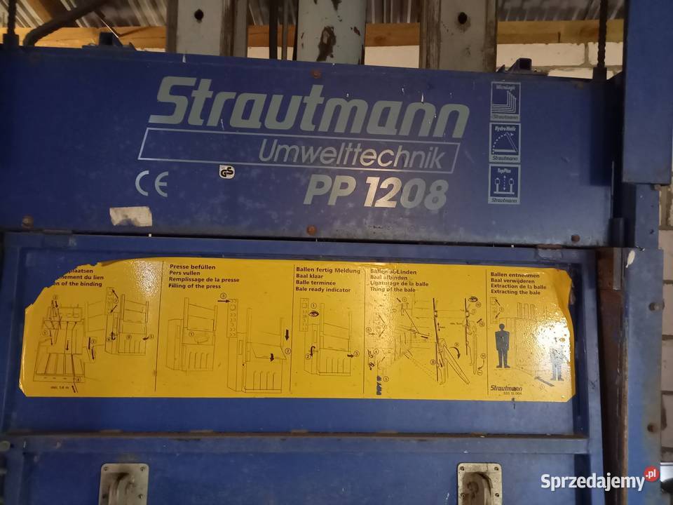 Strautmann PP 1208 Prasa do makulatury Białopole
