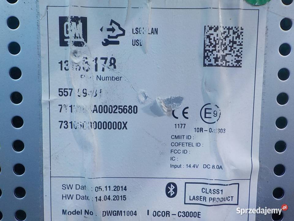 OPEL CORSA E 12 B 15r 3D radio CD