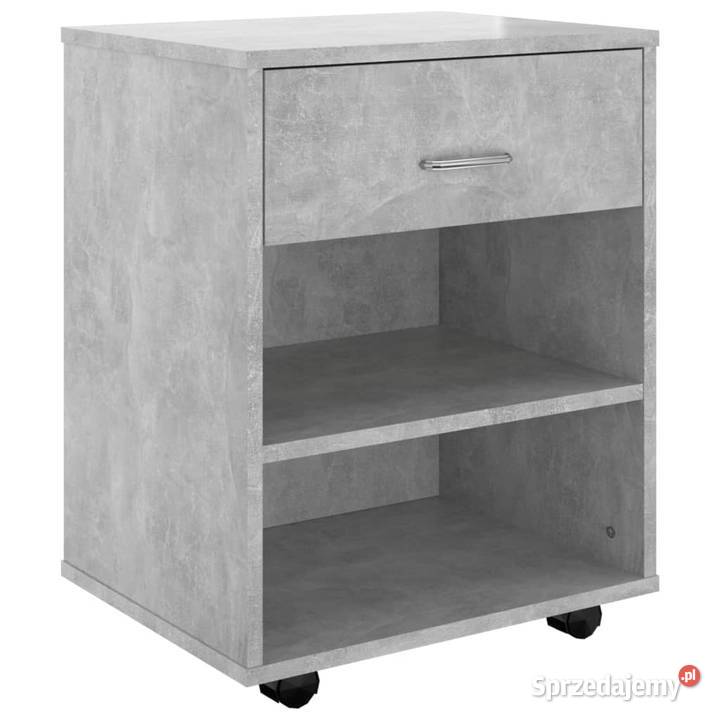 Szafka na kółkach szarość betonu 46x36x59 808471 Warszawa