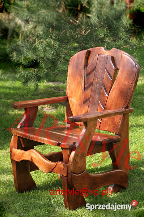 ORYGINALNE drewniane meble ARTstyle Ogrodowe drewno