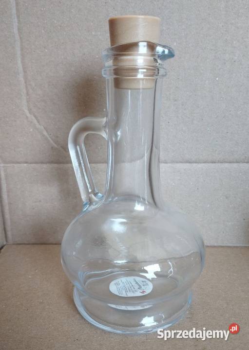 Dzbanek na oliwę komplet 4 sztuk przezroczysty Częstochowa