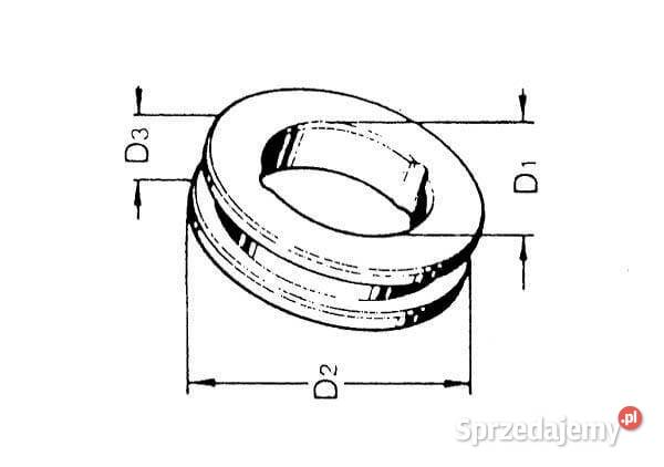 Pierścień łożyskowy Walterscheid 1 SC 25 fi70 mm Kamionna