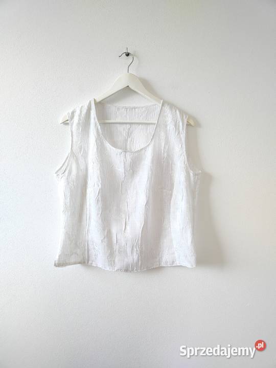 Biały kostium Bluzka Narzutka 42 Vintage y2k podkarpackie Jasło sprzedam