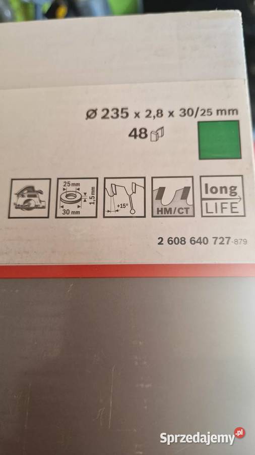 Tarcza do piły do drewna Bosch 165 x 26 x 30 mm Namysłów sprzedam